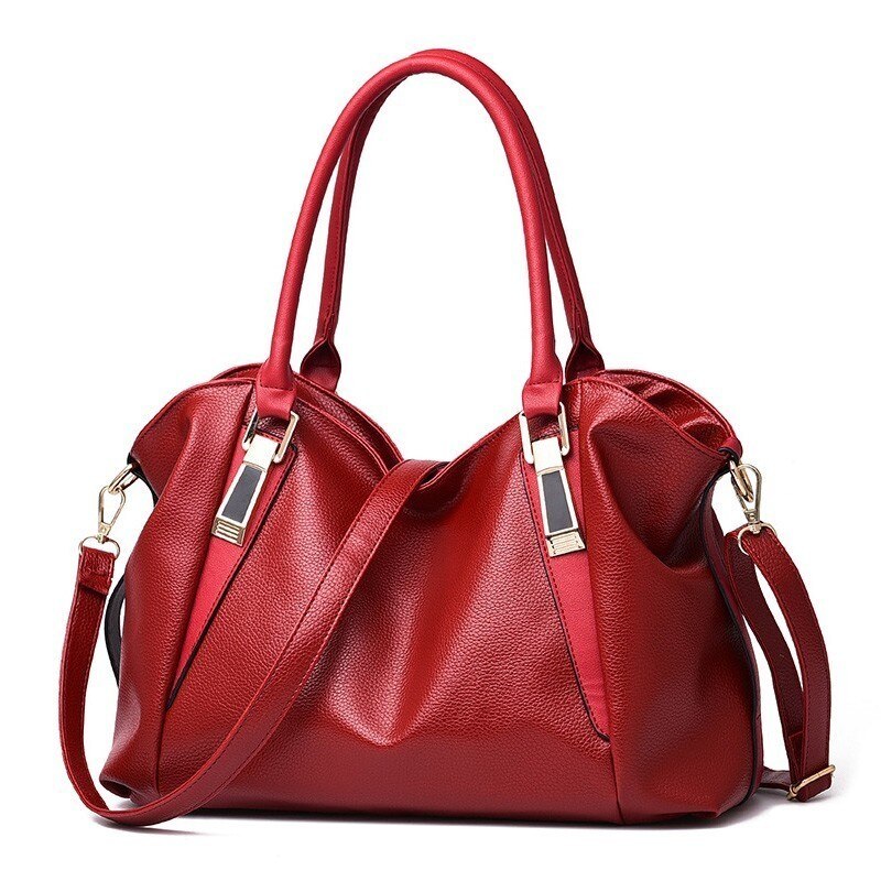 Luxury Colorful Women's PU Leather Shoulder Bag