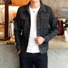 Men's Casual Slim Denim Jacket