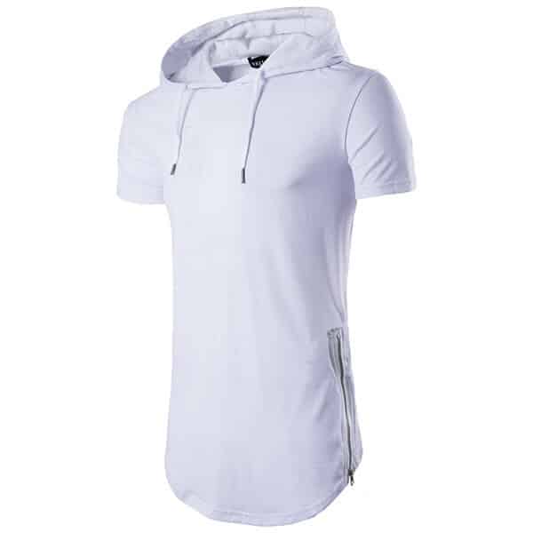 Men's Hooded Cotton Sport T-Shirt