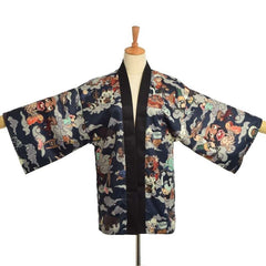 Cartoon Printed Japanese Short Kimono