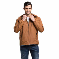 Hooded Windbreaker for Men