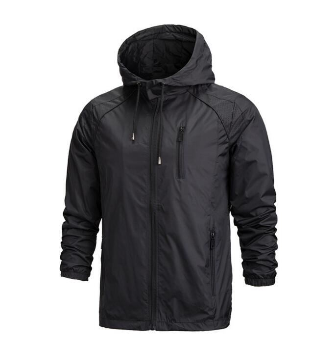 Hooded Windbreaker for Men