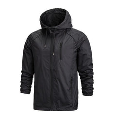 Hooded Windbreaker for Men