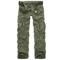 Comfortable Loose Cotton Men's Cargo Pants