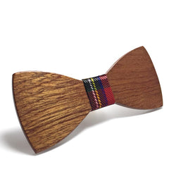 Elegant Wooded Bow Tie