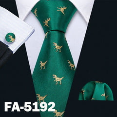 Men's Dinosaurs Patterned Tie