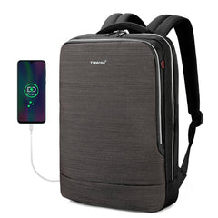 Thin Design Melange Color USB Backpack