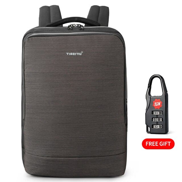 Thin Design Melange Color USB Backpack