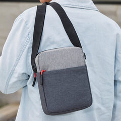 Men's Dual Tone Waterproof Messenger Bag