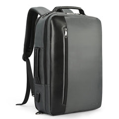 Men's 3 in 1 Leather Detail Laptop Backpack