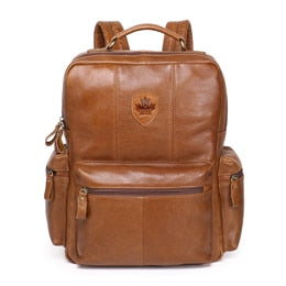 Fashion Men's Genuine Leather Backpack