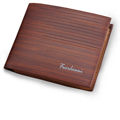 Men's Embossed Leather Wallet