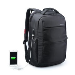 Men's Waterproof Backpack With External USB Charger