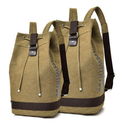 Men's Multifunction Canvas Two Size Backpacks