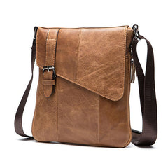 Men's Genuine Leather Messenger Bag