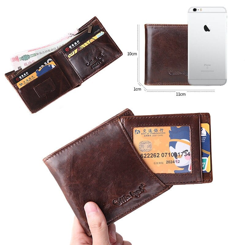 Men's Compact Leather Wallet