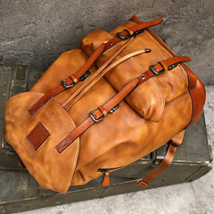 Men's Large Capacity Retro Backpack
