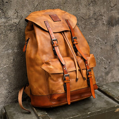 Men's Large Capacity Retro Backpack