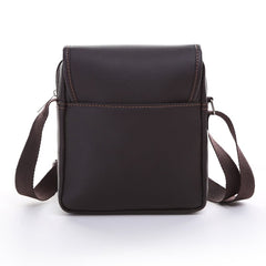 Men's Stylish Leather Shoulder Bag with Adjustable Strap