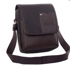 Men's Stylish Leather Shoulder Bag with Adjustable Strap