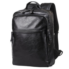 Men's Leather Travel Backpack
