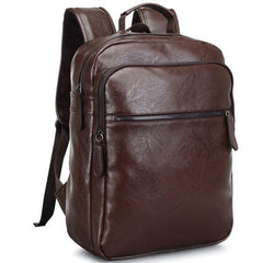 Men's Leather Travel Backpack