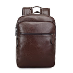 Men's Leather Travel Backpack