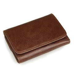 Men's Vertical Wax Leather Wallet