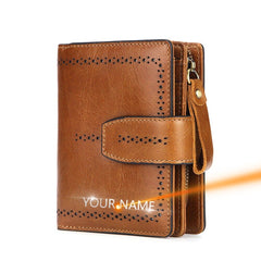 Men's Leather Solid Wallet
