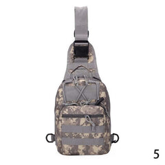 Black Multi Pocket Design Crossbody Bag