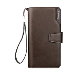 Men's PU Leather Long Wallet