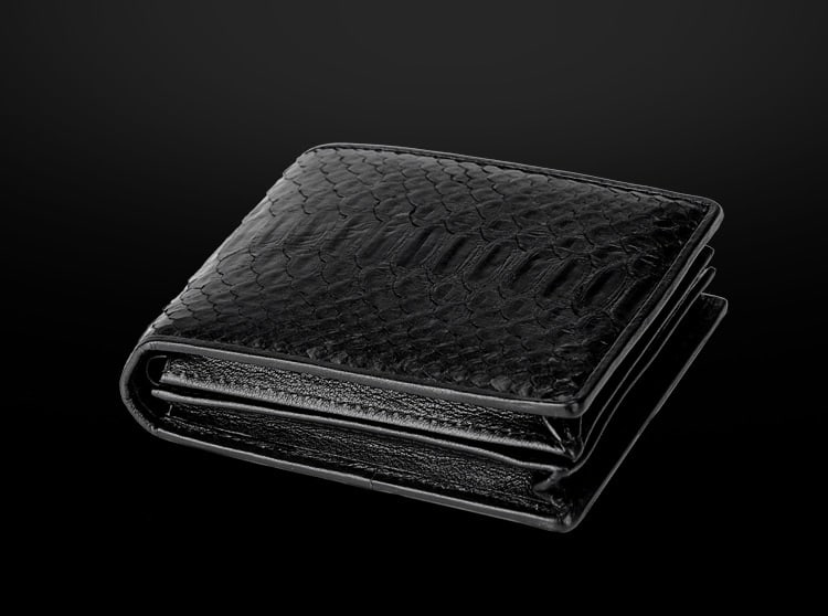 Mini Snake Leather Men's Wallet