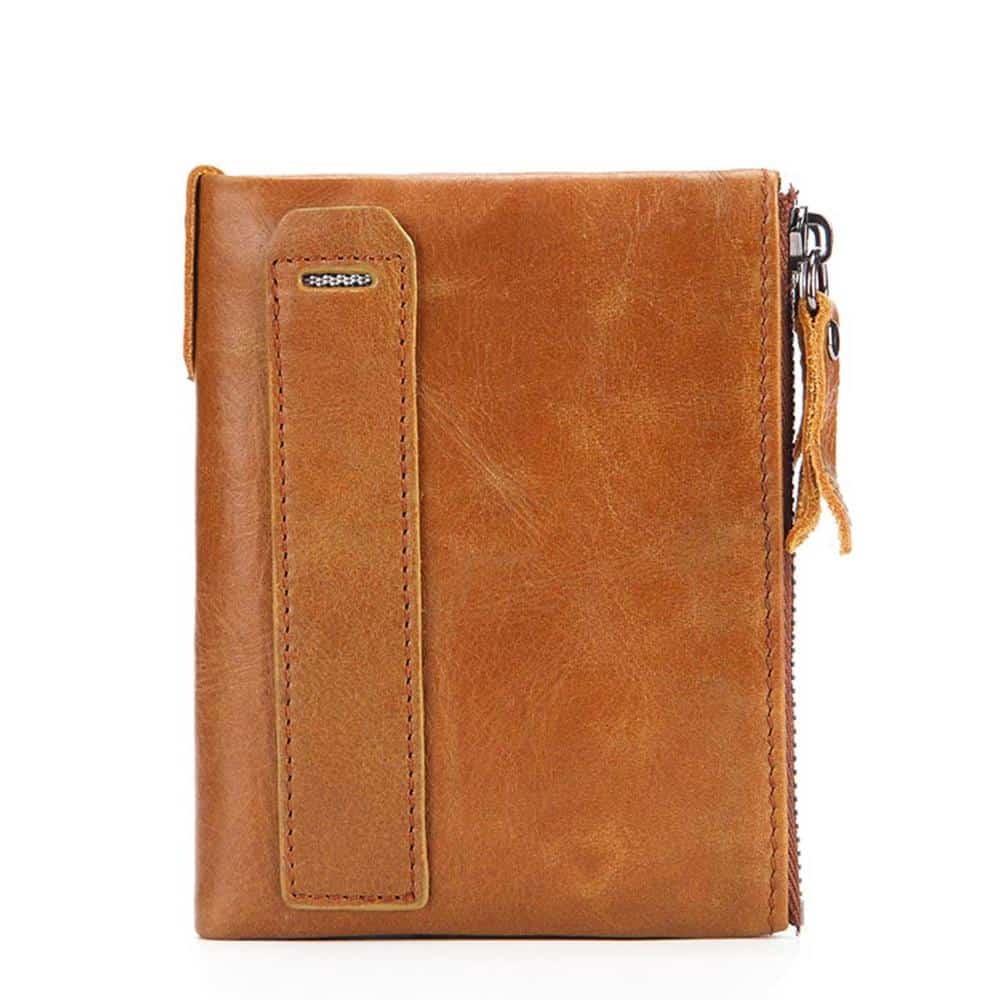 Men's Genuine Leather Coin Bag