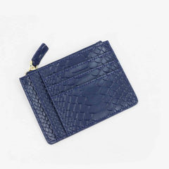 Men's Snakeskin Style Leather Wallet