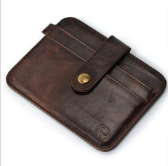 Men's Thin Genuine Leather Wallet