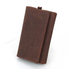 Men's Vintage Cowhide Key Wallet