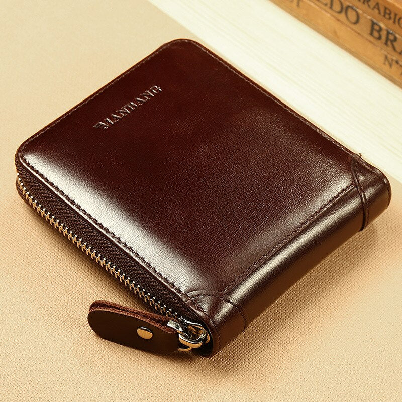 Men's Leather Retro Wallet