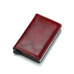 Men's Automatical Aluminium Wallet