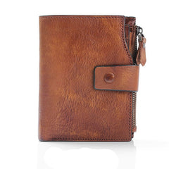 Casual Vintage Style Genuine Leather Men's Wallet