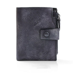 Casual Vintage Style Genuine Leather Men's Wallet