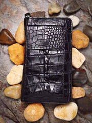 Elegant Crocodile Leather Men's Wallet