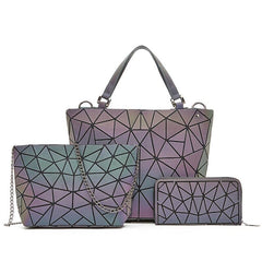 Women's Mosaic Design Tote Bag 2/3 Pcs Set