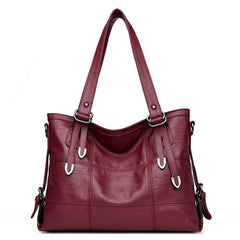 Women's PU Casual Soft Tote Bag