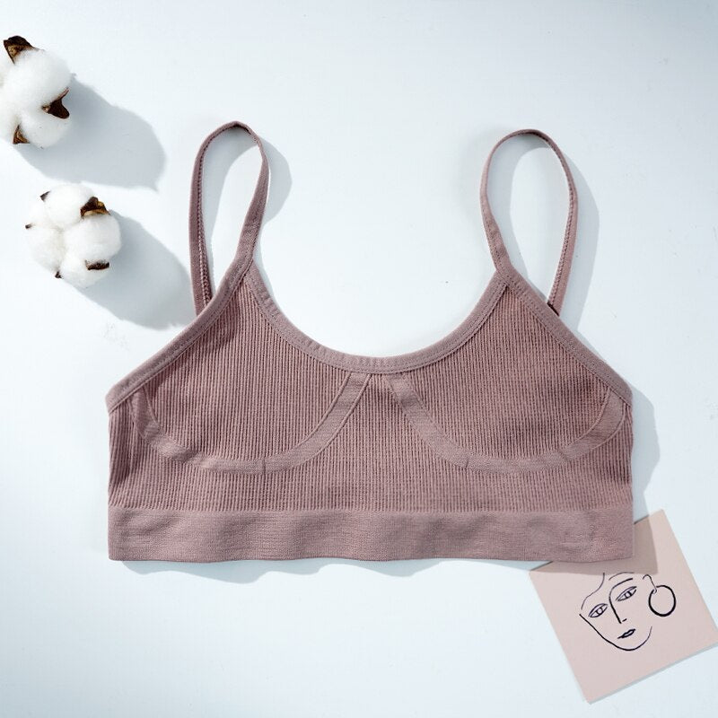 Women's Sleeveless Tube Crop Top