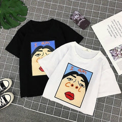 I Am Cool Printed Crop Top