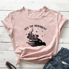 Women's Witchy Patterned T-Shirt