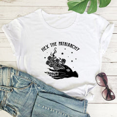 Women's Witchy Patterned T-Shirt