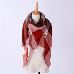 Women's Autumn Plaided Scarf