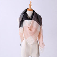 Women's Autumn Plaided Scarf