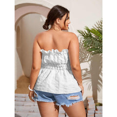 Plus Size Ruffle Top